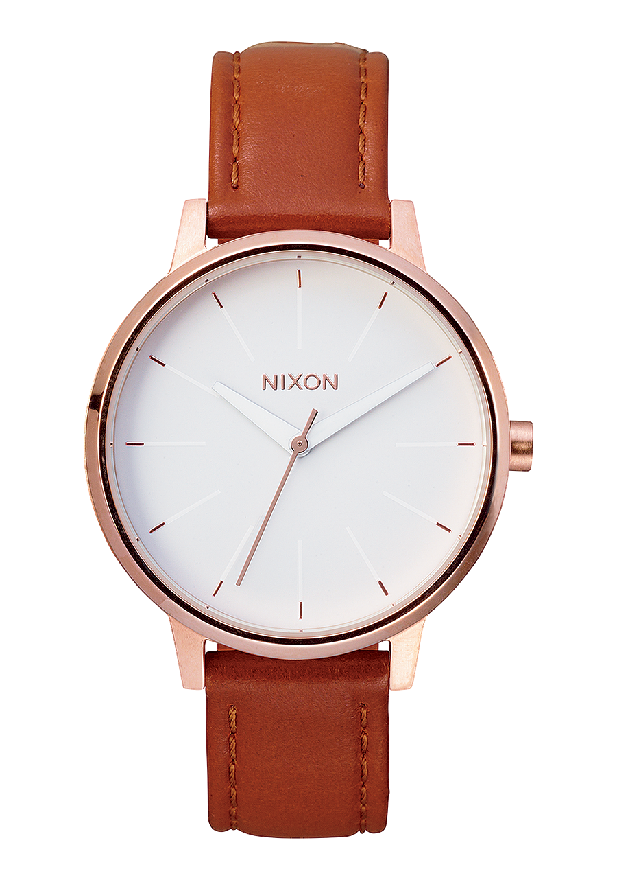 Kensington Leather - Rose Gold / White View 1