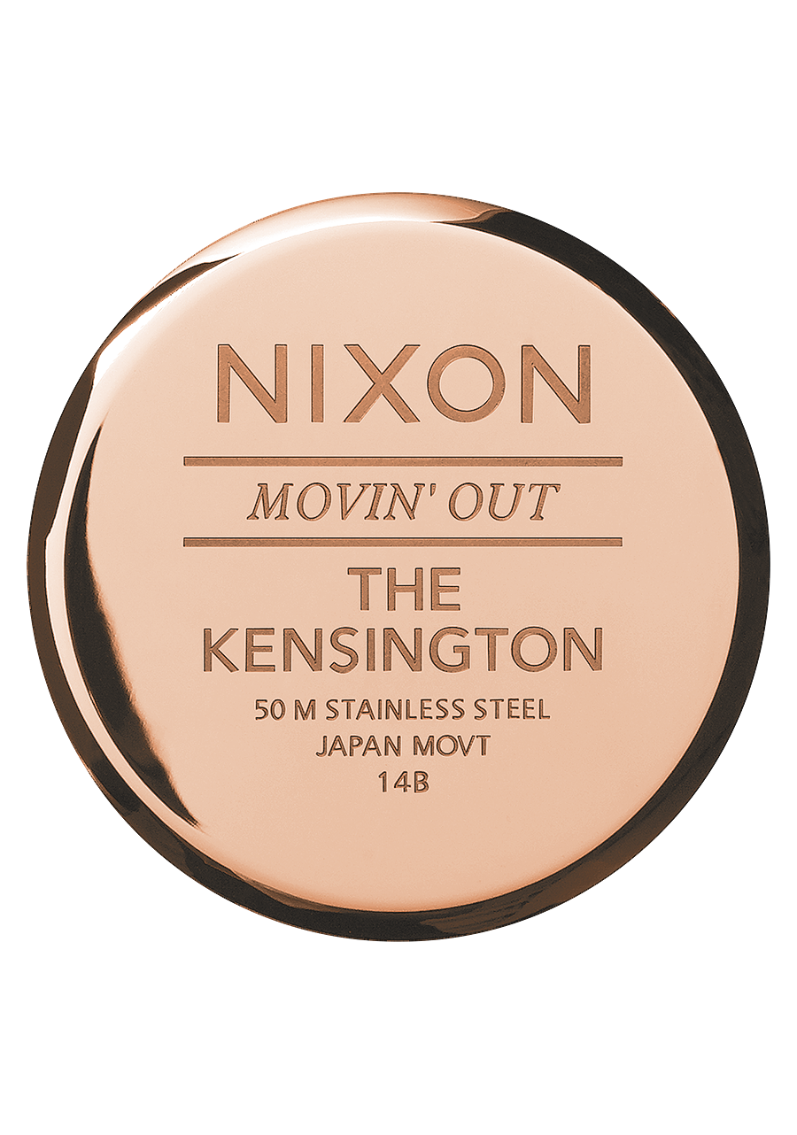 Kensington Leather - Rose Gold / White View 4