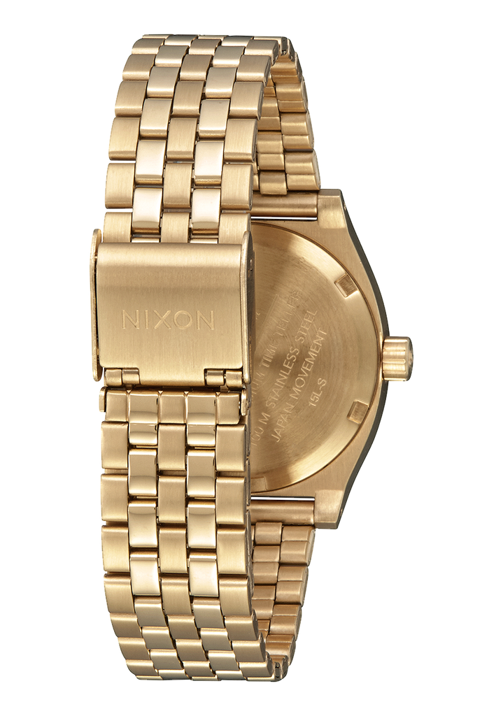 Medium Time Teller Watch | Light Gold / Turquoise | Unisex – Nixon EU