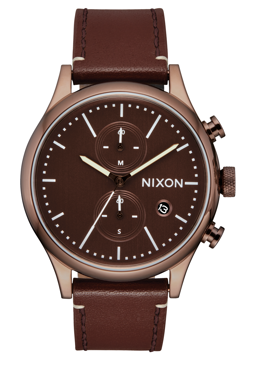 Station Chrono Leather - Chocolate / Cappuccino / Brown View 1