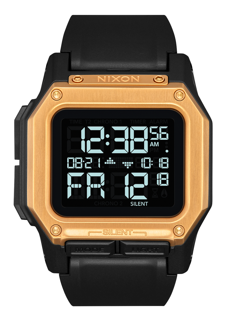 Nixon shop gold digital