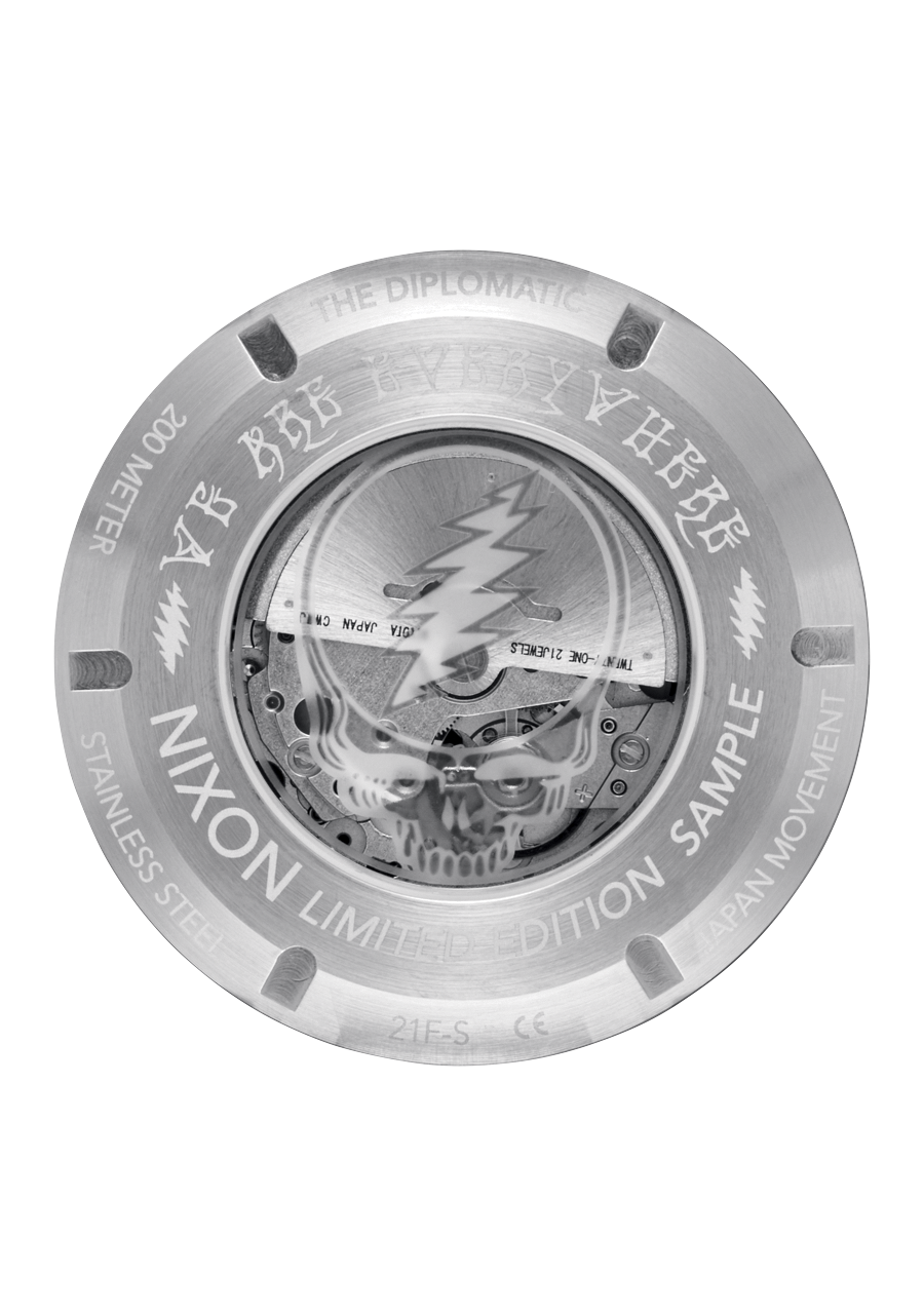 Grateful Dead Diplomatic - Silver / Black / Green View 4