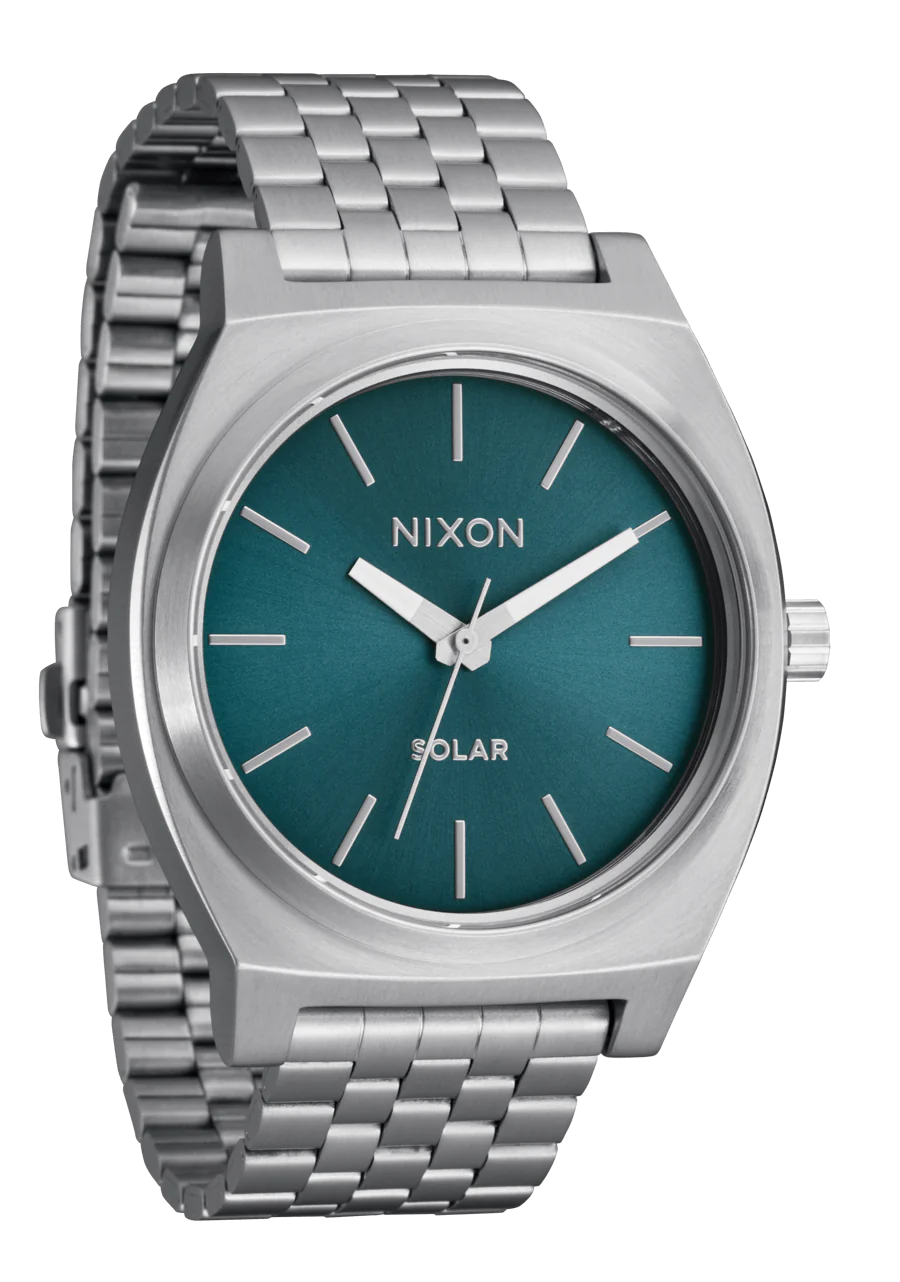 Silver Nixon Time Teller Solar View 2