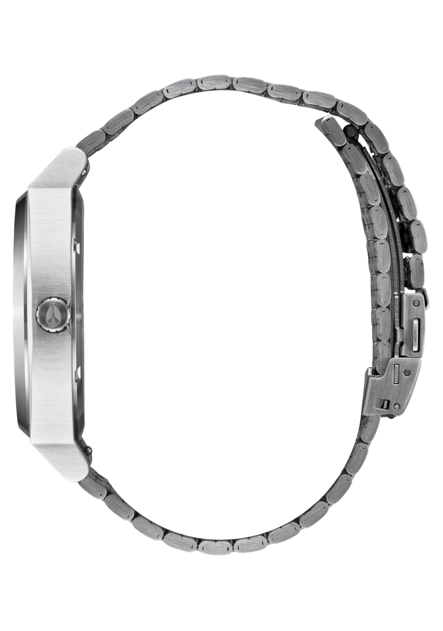 Time Teller Solar - Silver / Dusty Blue Sunray View 3