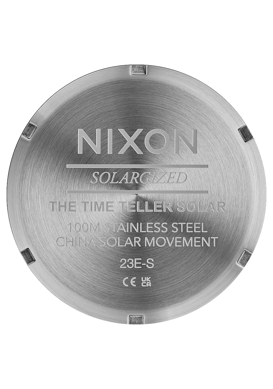Time Teller Solar - Silver / Dusty Blue Sunray View 5