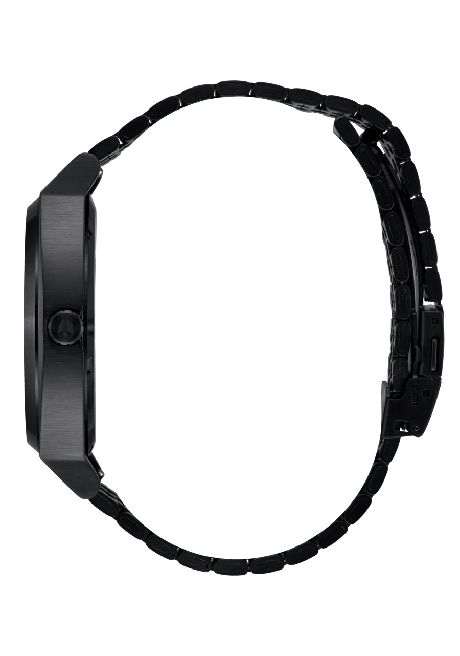 Time Teller Solar - All Black / White View 3