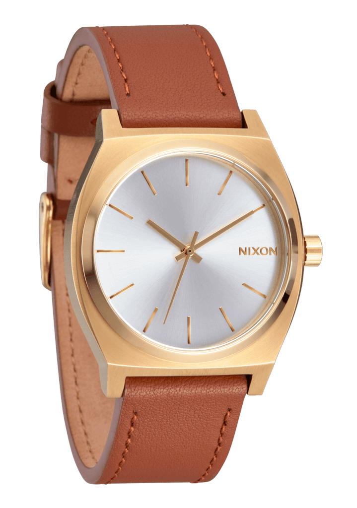 Nixon time teller leather sale strap