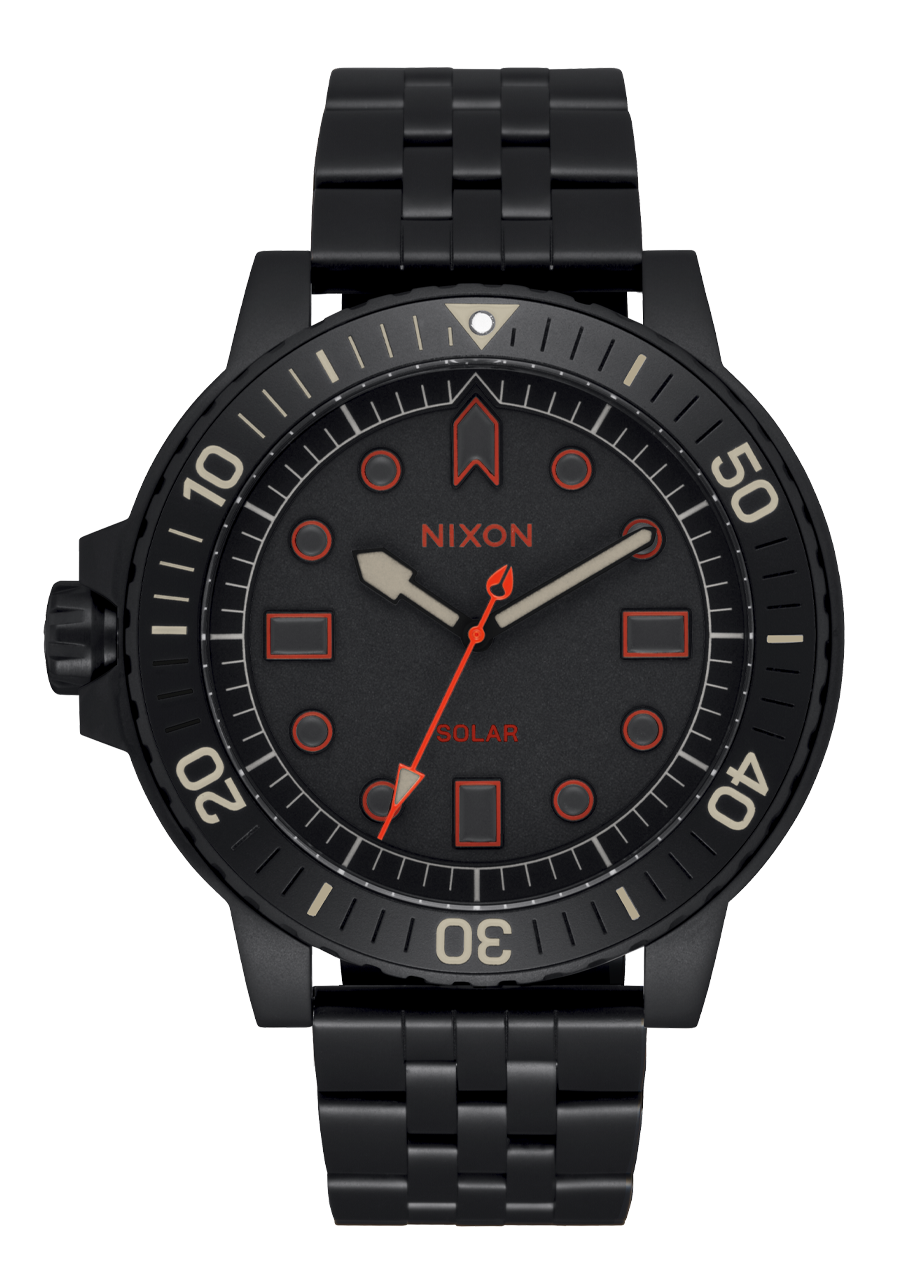Stinger 44 Watch | All Black / Lum | Stainless Steel Dive