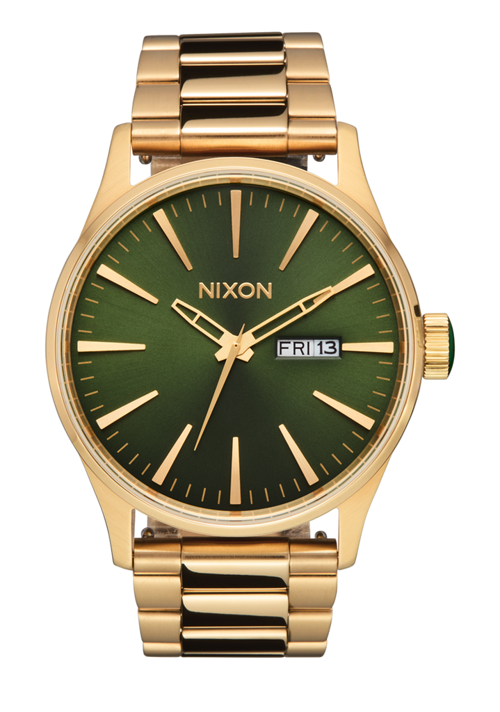 Nixon gold 2025 watch sentry ss