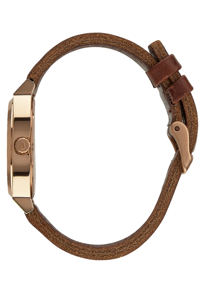 Time Teller - Rose Gold / Gunmetal / Brown View 2