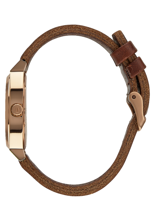 Time Teller - Rose Gold / Gunmetal / Brown