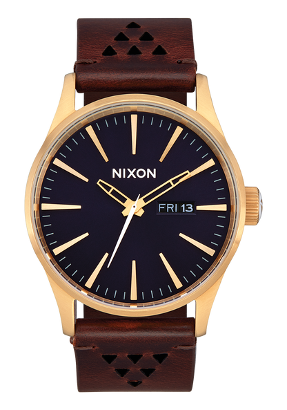 Sentry Leather - Gold / Indigo / Brown View 1