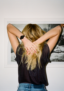 Kensington Leather - Gold / Black / White View 6