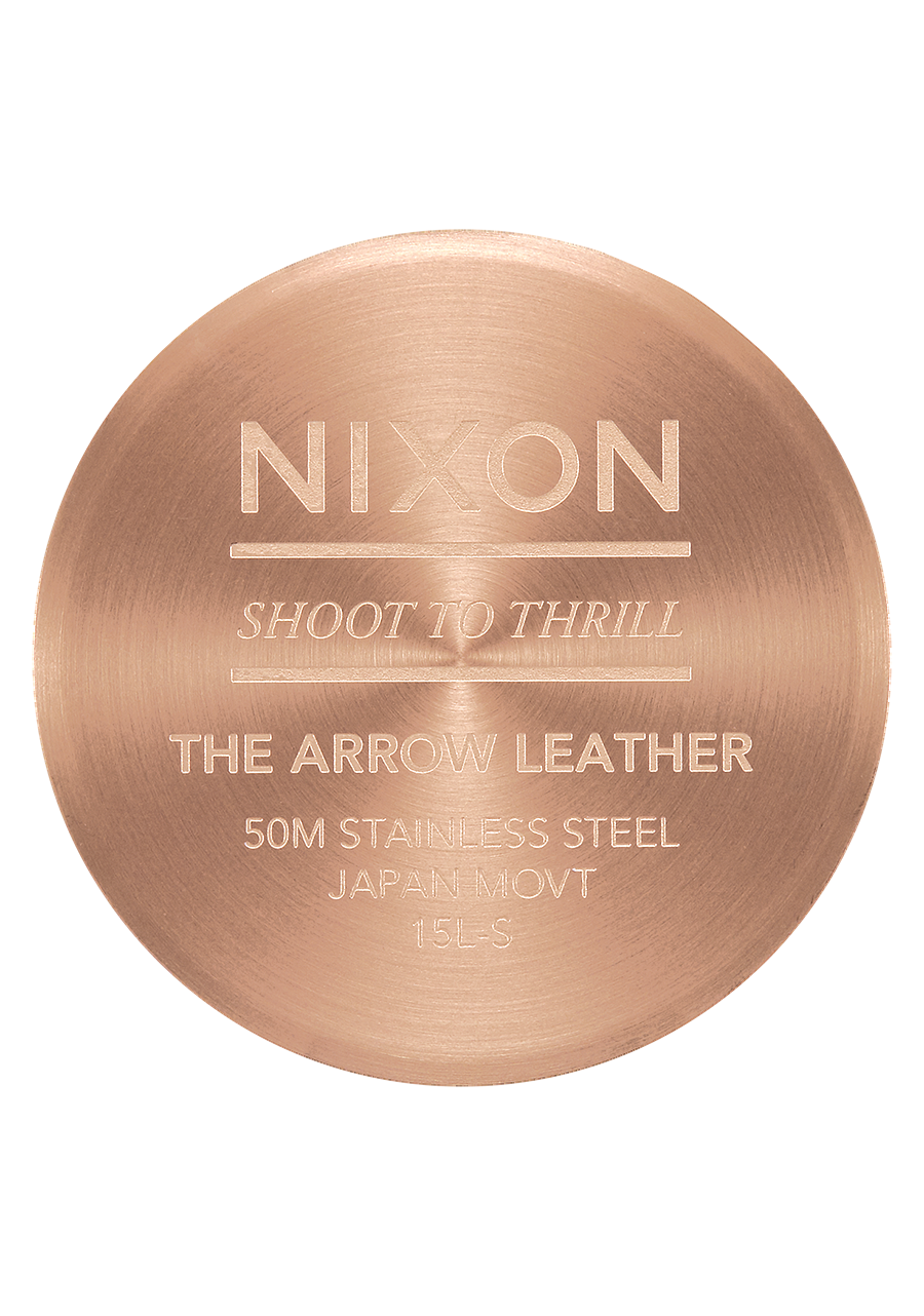 Arrow Leather - Rose Gold / Black View 4