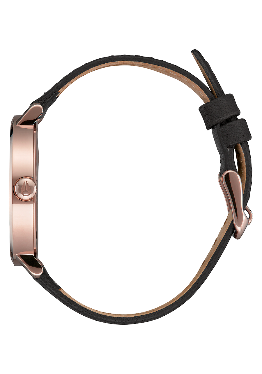 
Nixon Arrow Leather Watch - Analog - Rose Gold / White / Black - View 2