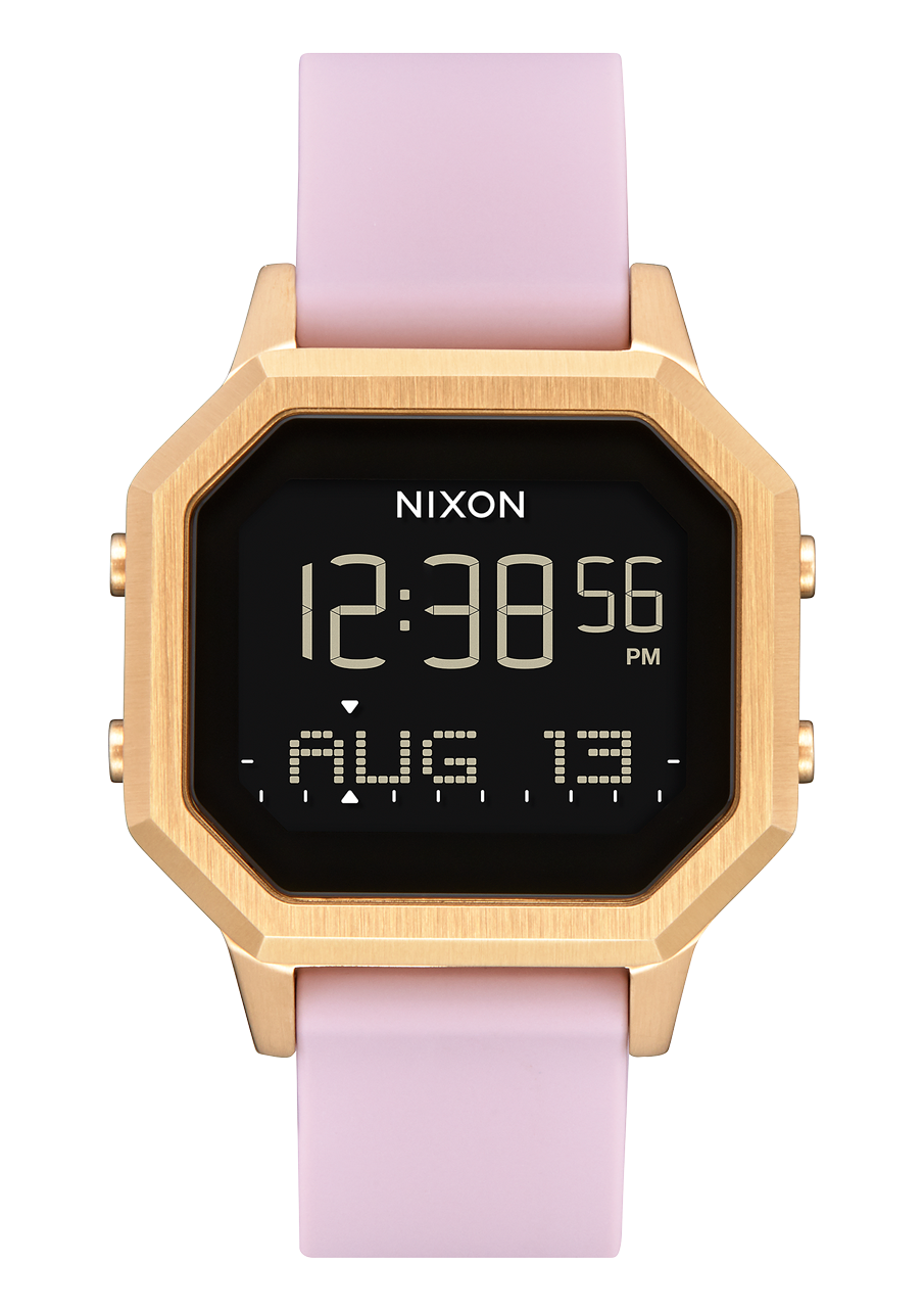 Nixon digital store gold watch