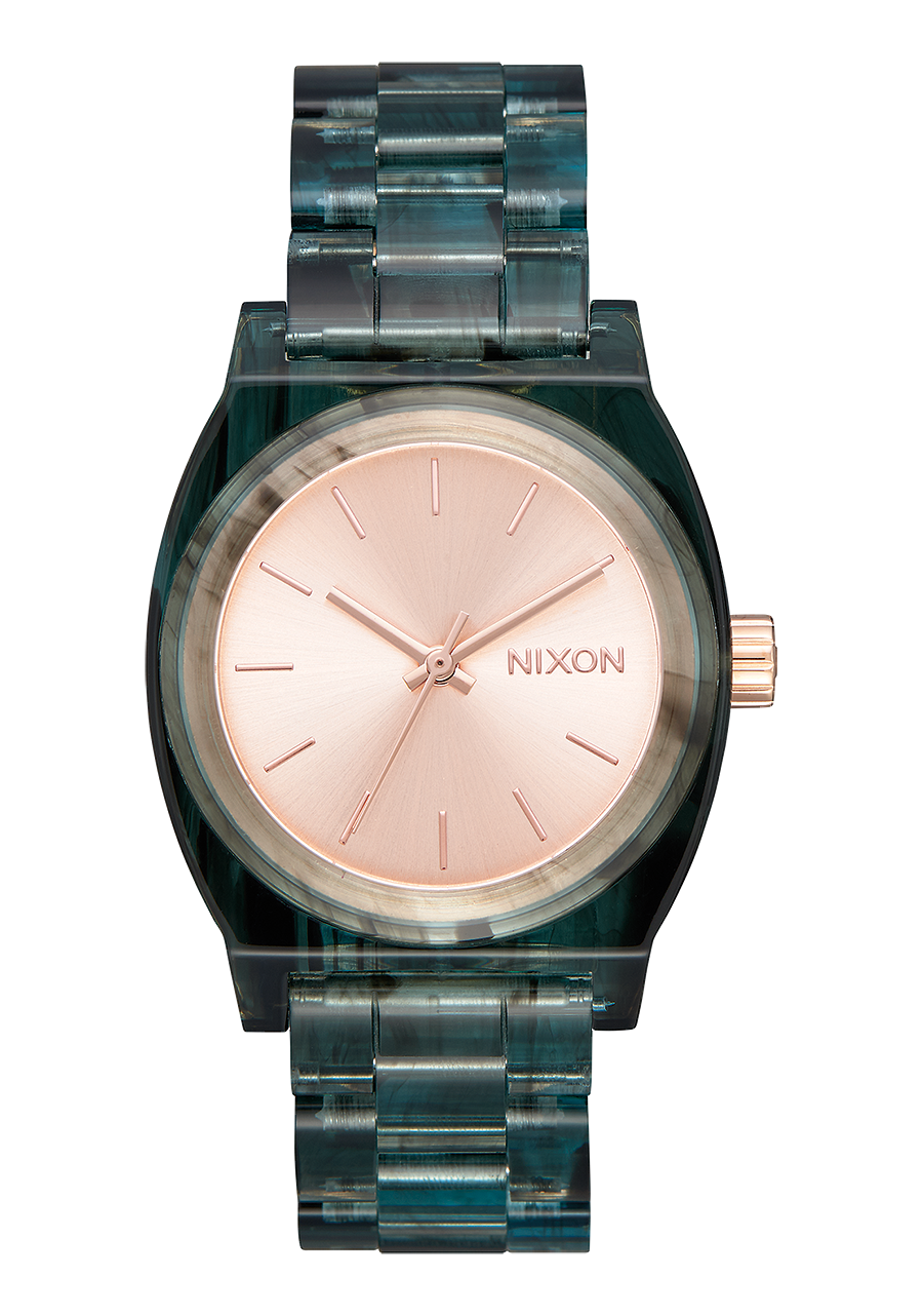 Medium Time Teller Acetate - Aqua View 1