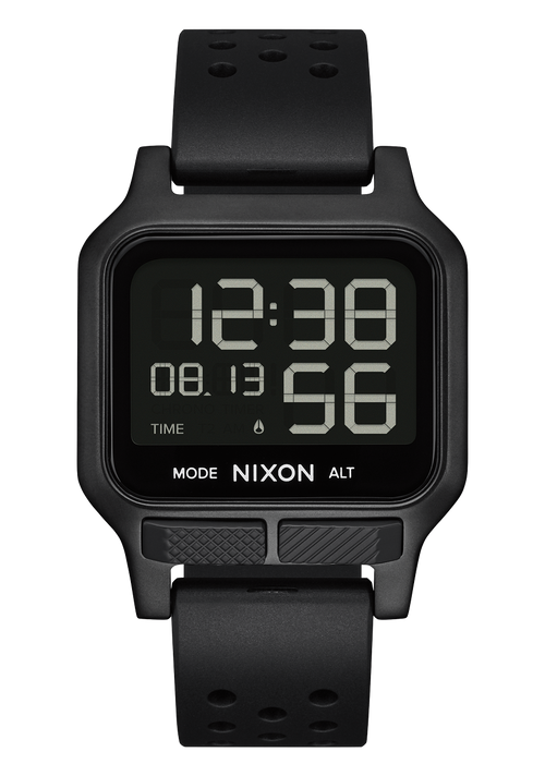 Black top digital watch