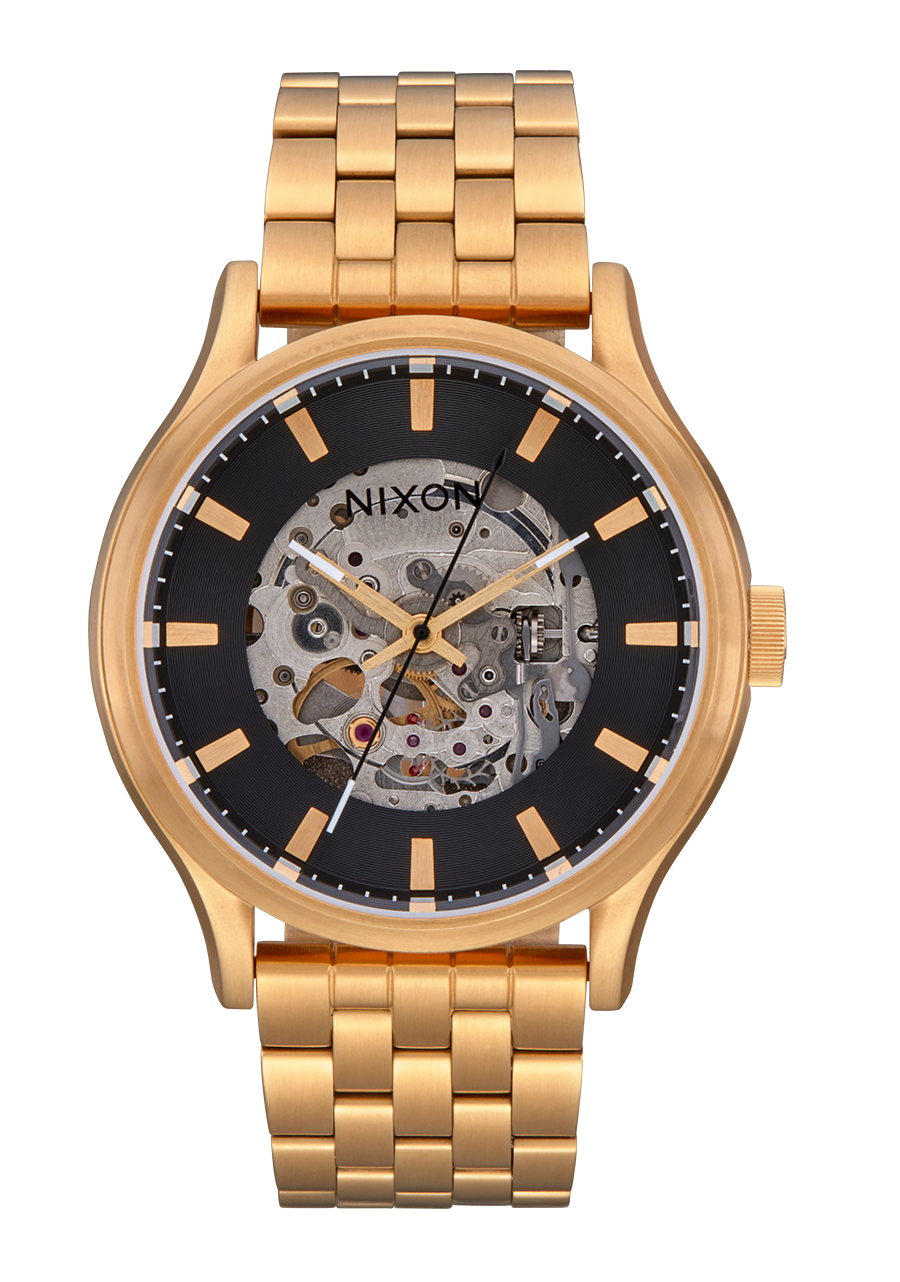 Spectra Watch | Black / Gold | Automatic – Nixon EU