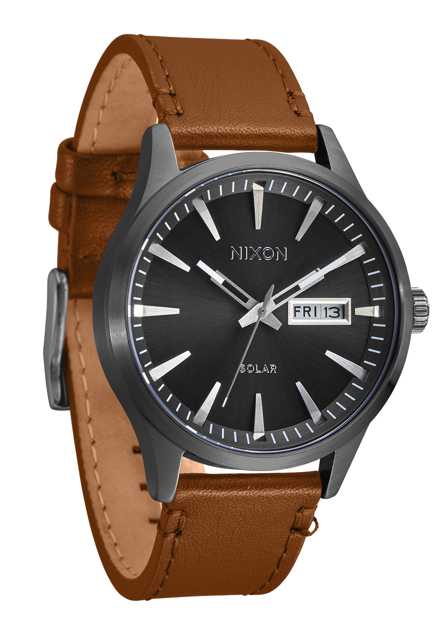 Nixon sentry ss leather sale