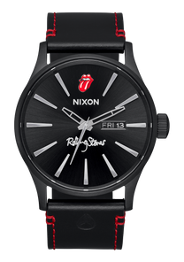 Rolling Stones Sentry Leather - All Black View 1