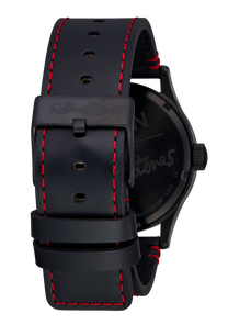 Rolling Stones Sentry Leather - All Black View 4