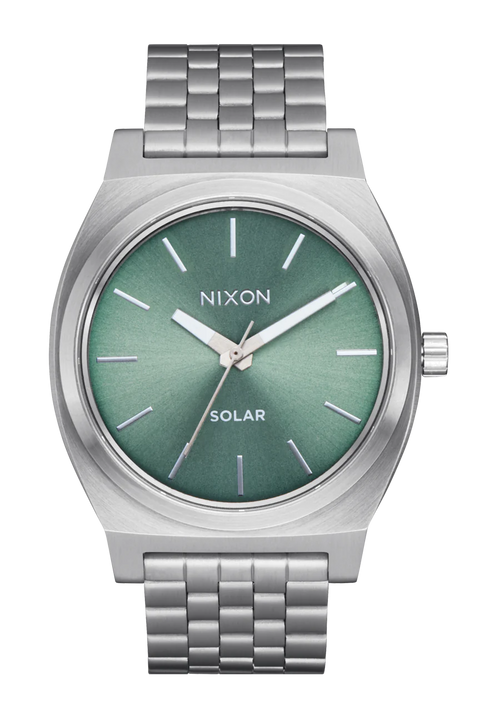 Time Teller Watch | Gold / Green Sunray | Unisex Stainless Steel 