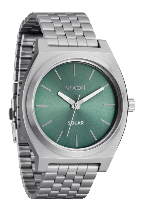 Green Nixon Time Teller Solar