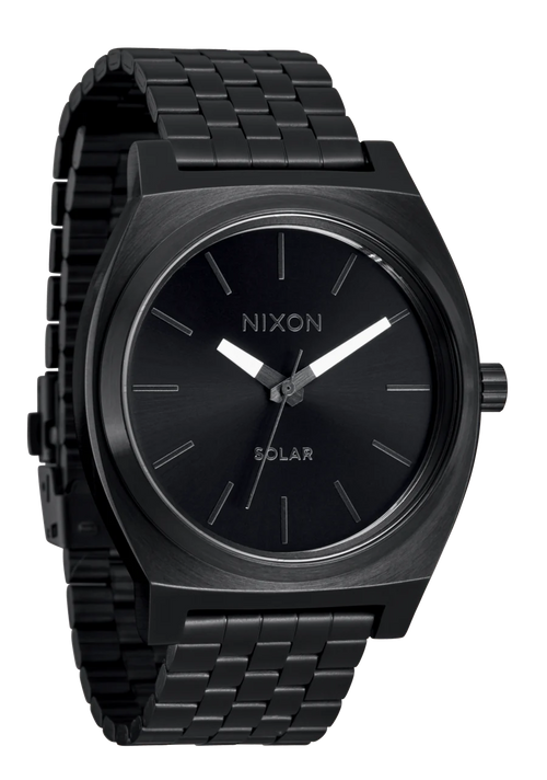 Black Nixon Time Teller Solar