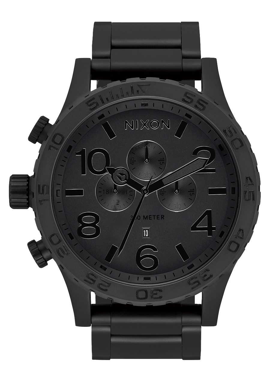 51 30 Chrono Watch All Matte Black Black Men s Stainless