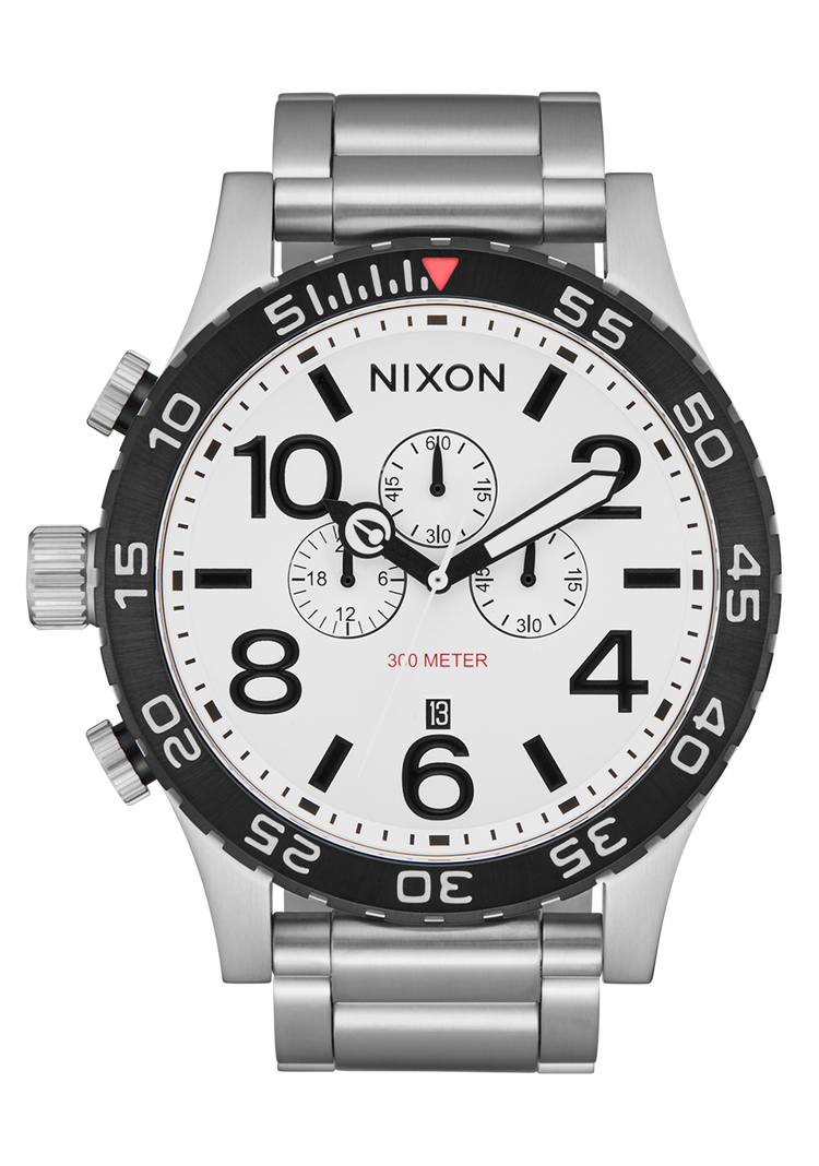 51-30 Chrono - Silver / White Lume