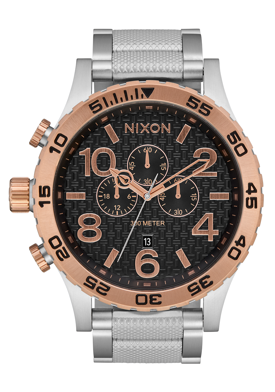 51-30 Chrono - Silver / Rose Gold / Black View 1