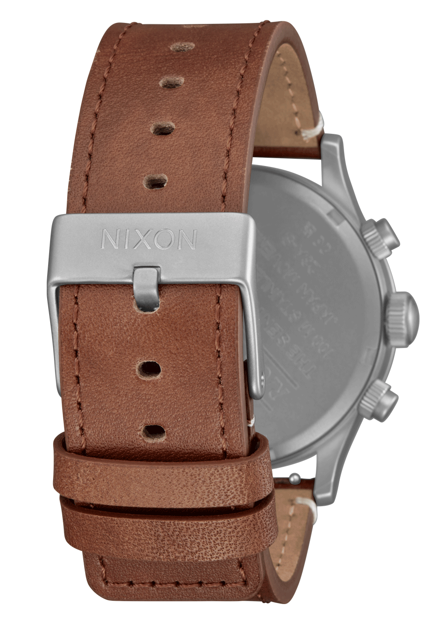 Nixon chrono outlet leather