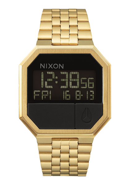 Re Run Watch All Gold Digital Nixon EU