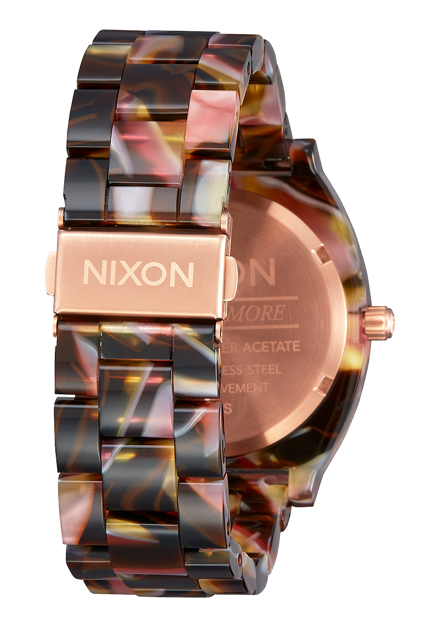 Time Teller Acetate Watch | Rose Gold / Pink Tortoise | Unisex