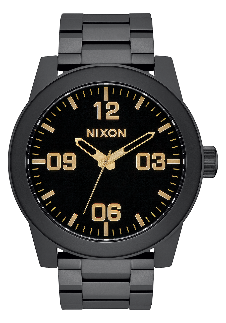 Nixon matte black best sale