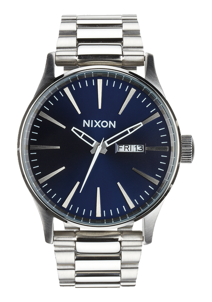 豪奢な Sentry Stainless Steel Watch | Blue Sunray | Men's Stainless 時計
