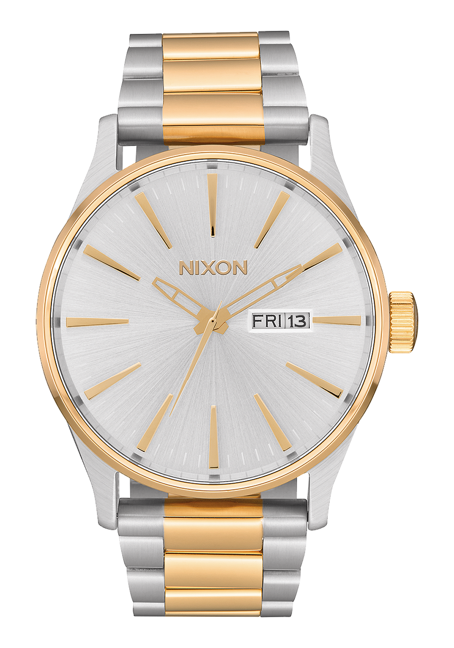 Sentry Stainless Steel Watch Silver Gold Men s Stainless