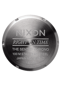 Sentry Chrono Leather - All Gunmetal / Black View 4