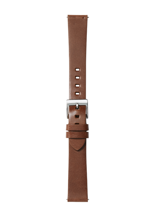 16mm Veg Tanned Leather Band - Olive