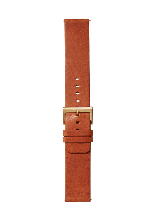 23mm Veg Tanned Leather Band - Saddle