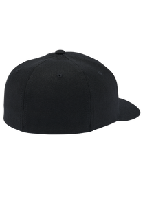 Deep Down Flexfit Athletic Fit Hat - Black / Red View 2