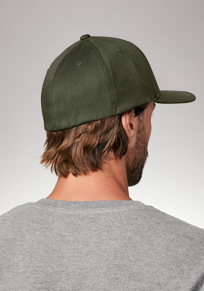 Deep Down Flexfit Athletic Fit Hat - Dark Olive View 6