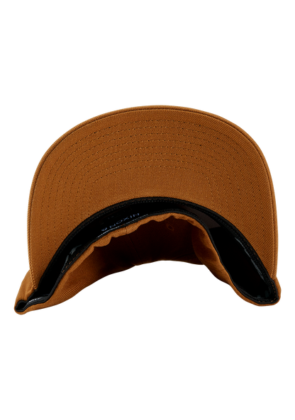 Deep Down Flexfit Athletic Fit Hat - Brown / Black View 4