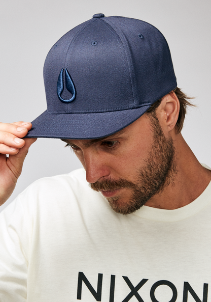 Deep Down Flexfit Athletic Fit Hat - All Navy View 6