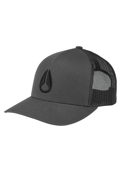 Iconed Trucker Hat - Charcoal / Black View 1