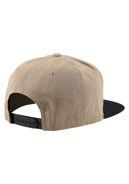 Simon Snap Back Hat - Khaki / Black View 2