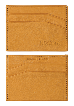 Flaco Leather Card Wallet - Yellow