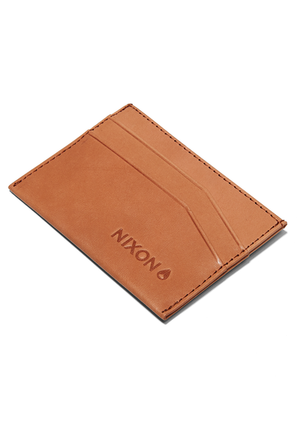 Flaco Leather Card Wallet - Tan View 1