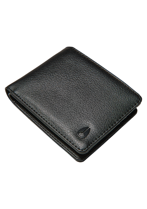 Pass Vegan Leather Wallet - Black